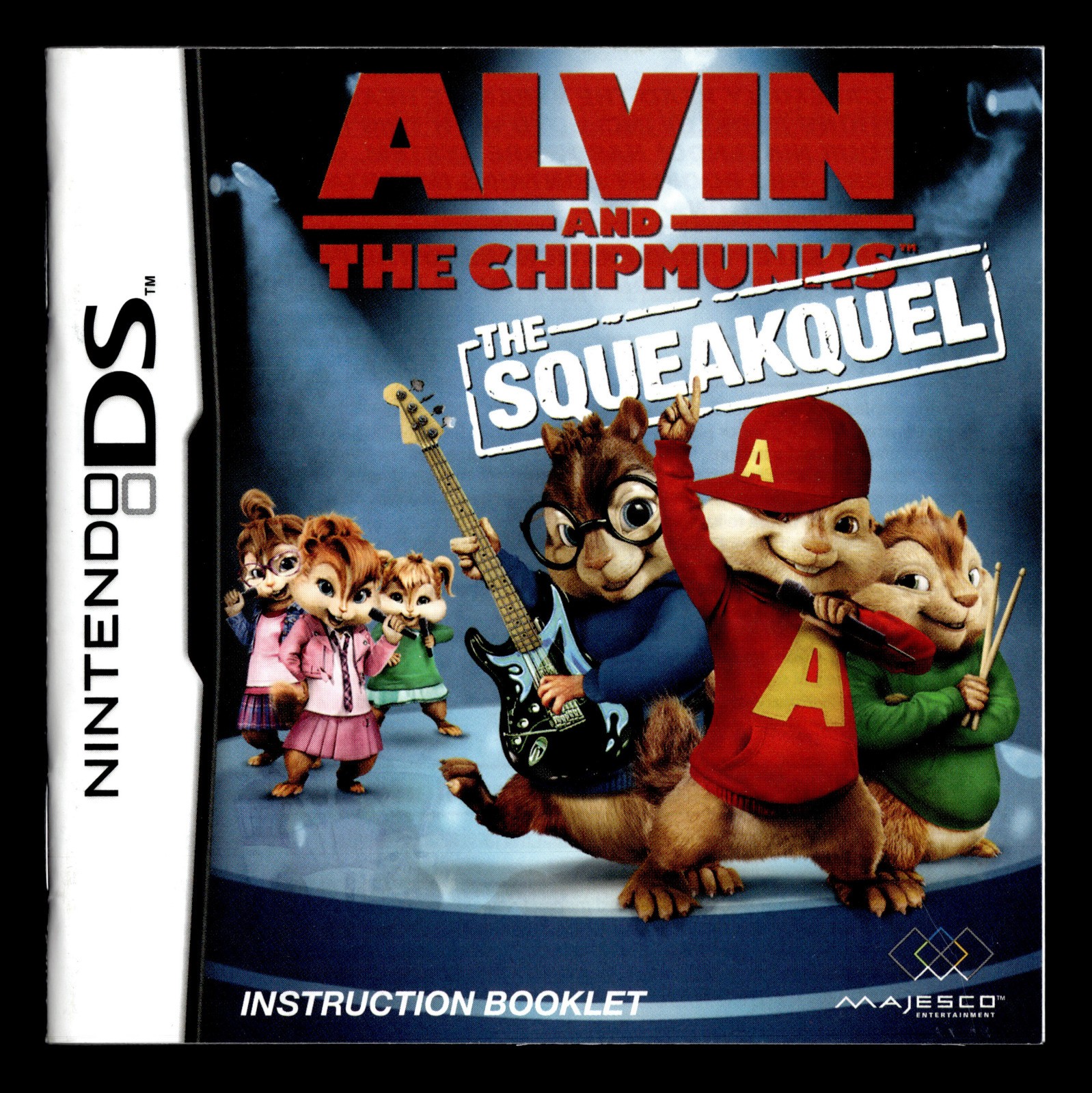 Alvin and the Chipmunks: The Squeakquel (Nintendo DS) *MANUAL ONLY - OEM*