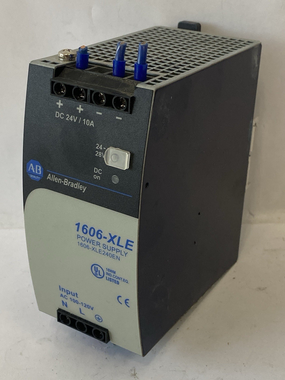 Allen Bradley 1606-XLE240EN 1606-XLE Din-Rail Power Supply 100-120V