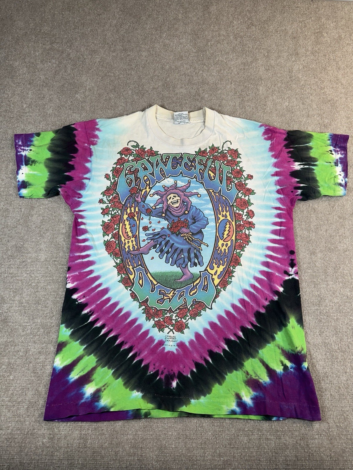VTG Grateful Dead 1993 The Endless Tour Seasons of the Dead shirt tie dye Large