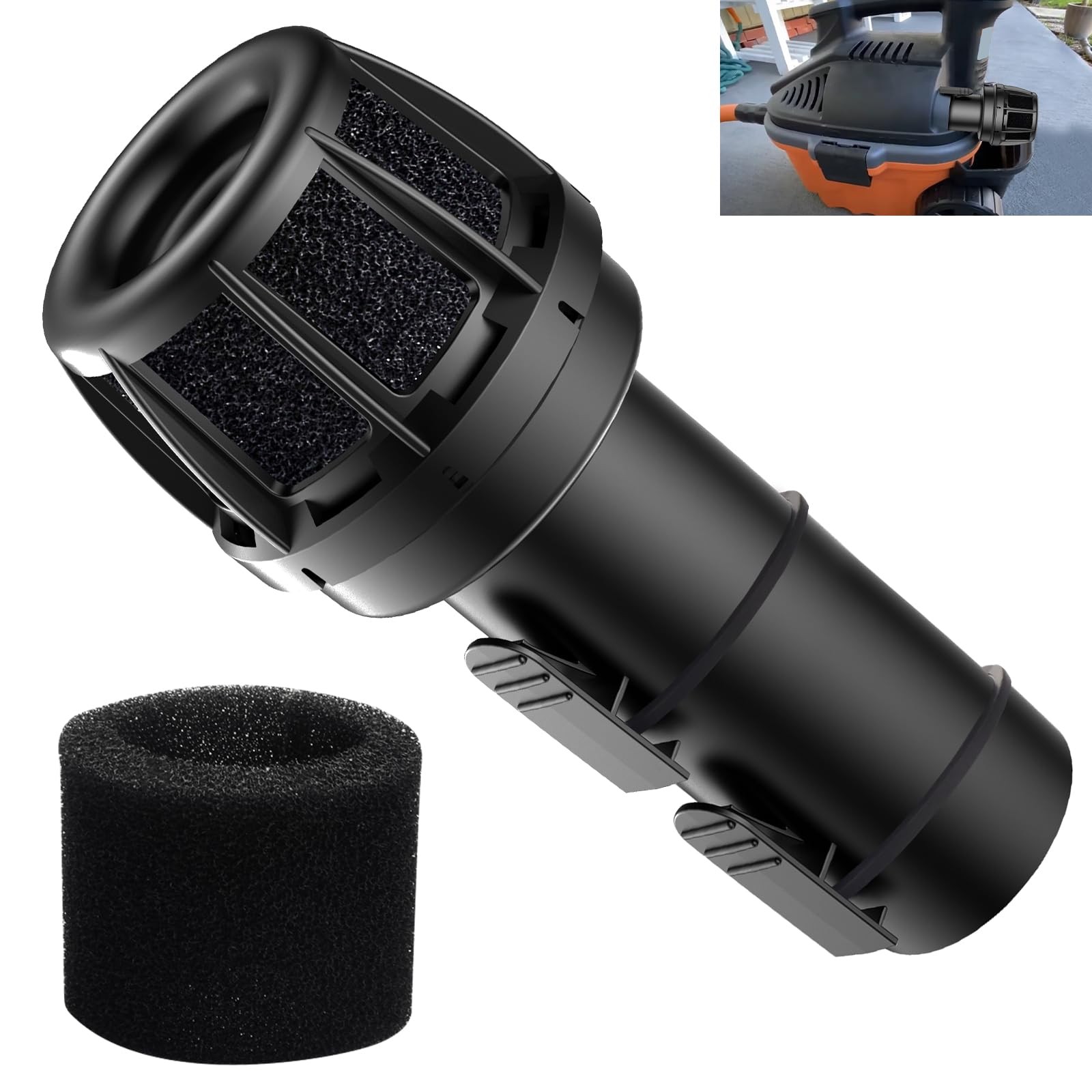 VT2525 & WS25025A 2.5 Inch Muffler/Diffuser Accessory for Ridgid Wet/Dry...