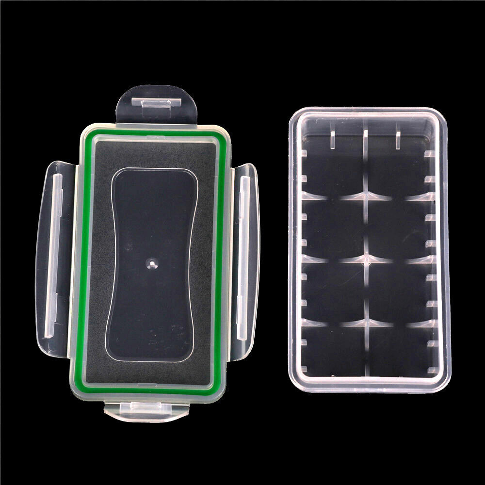 10 PCS Waterproof Battery Storage Case Holder Organizer for 18650/16340 Battery