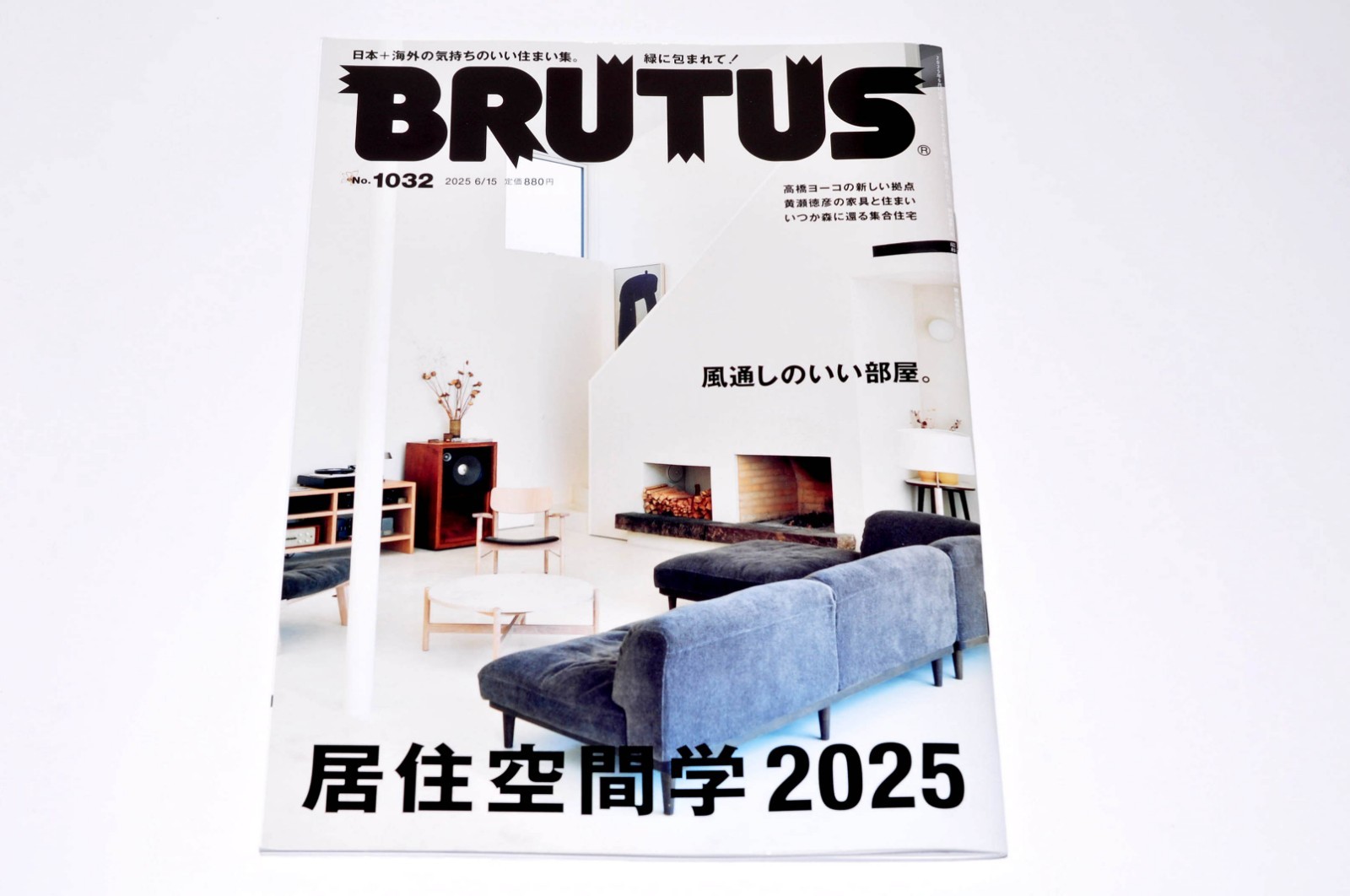 BRUTUS JAPAN MAGAZINE JUNE 2025 INTERIOR DESIGN SPECIAL from Japan