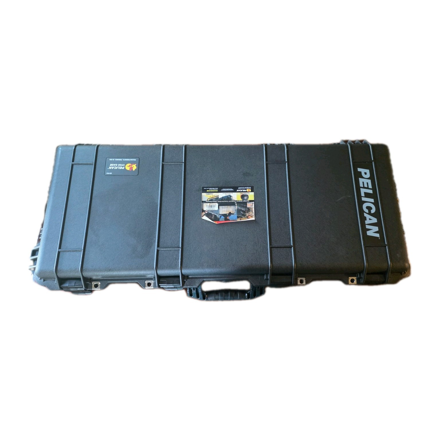 Pelican Case 1700 Hard Case Black Polypropylene Protective w/ Foam Insert, New