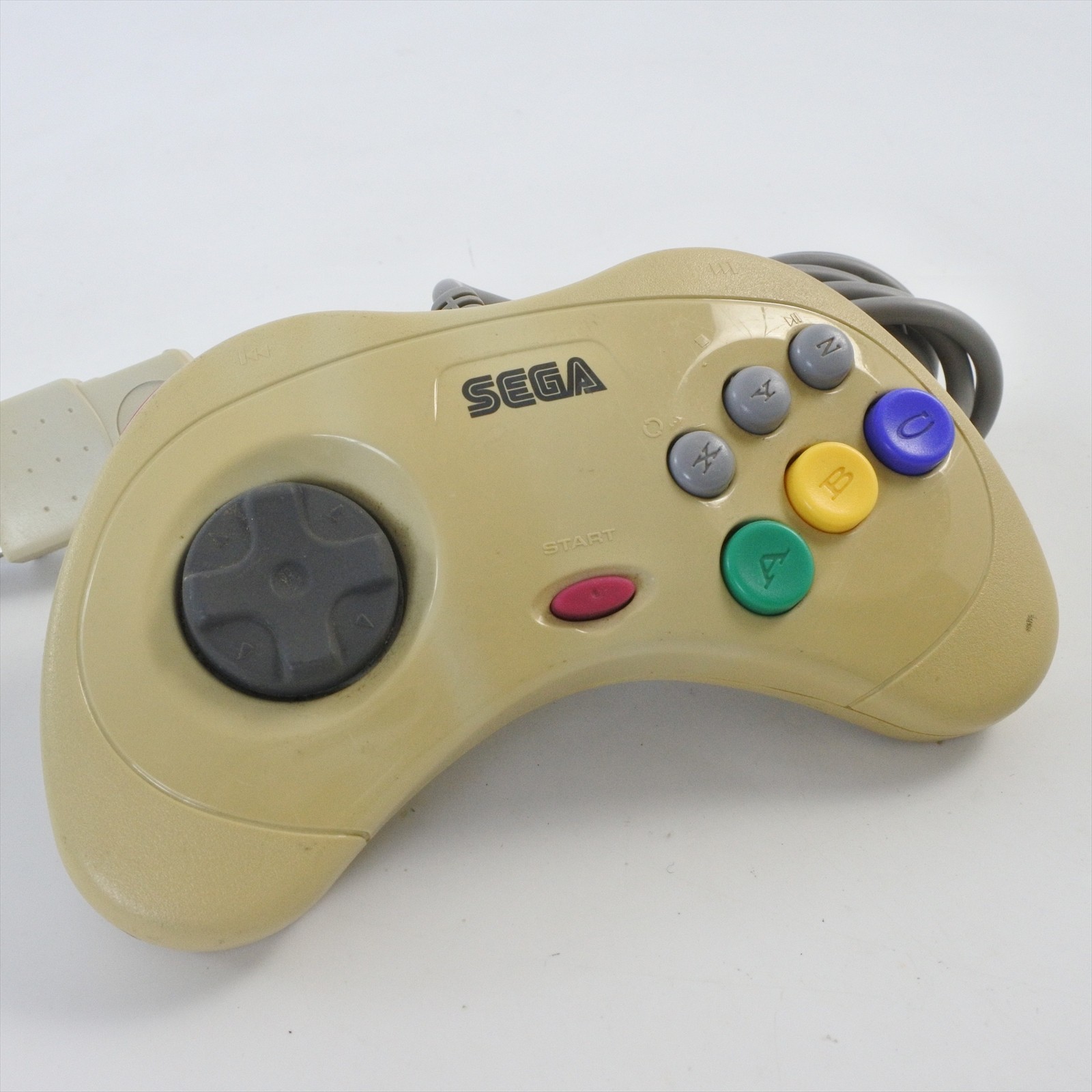 Sega Saturn White Official Controller HSS-0101 Control Pad Working Tested 3129