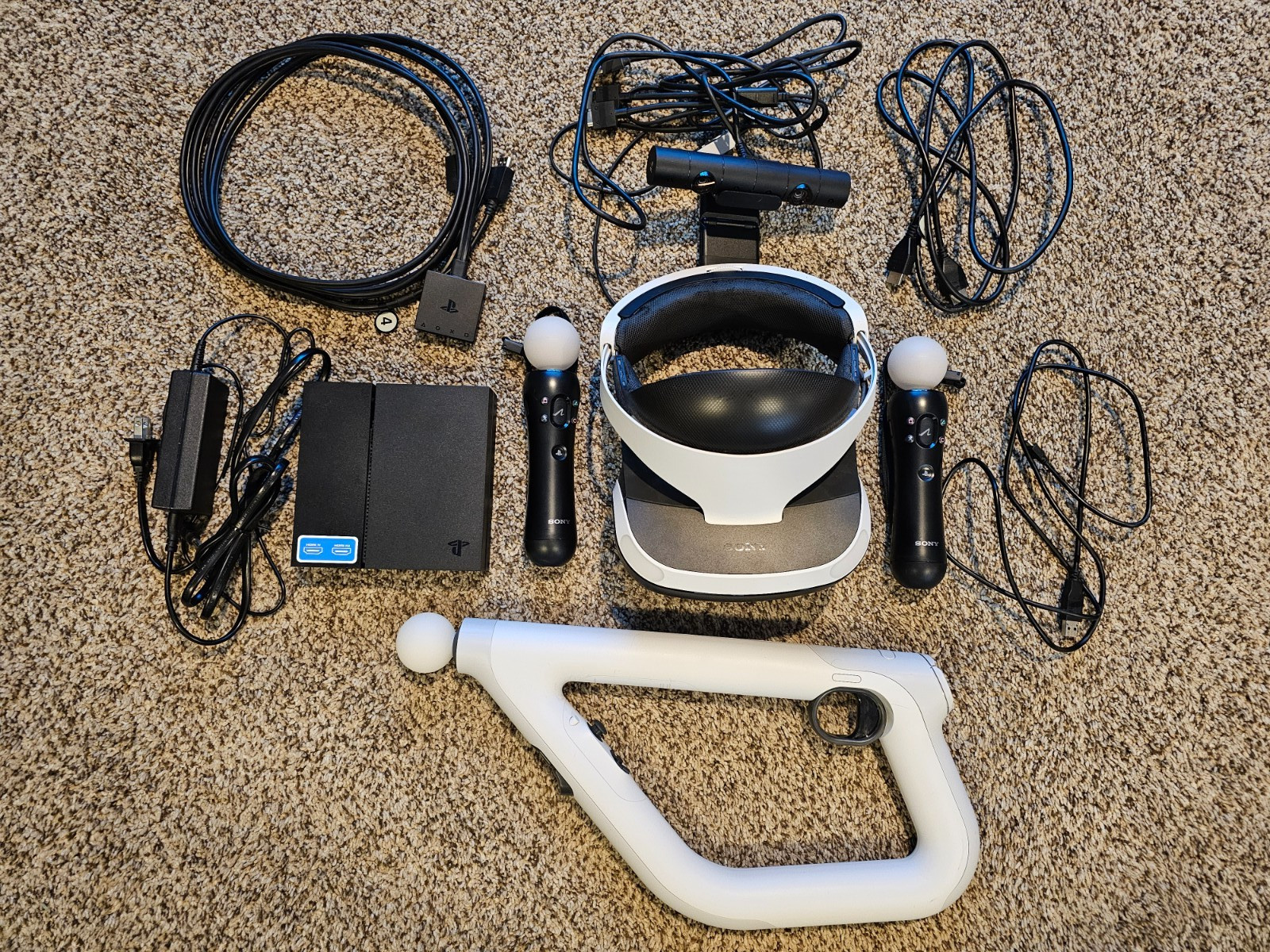 PS4 Pro 1 TB - Black | Console & VR Bundle | Controllers + Games | In Box