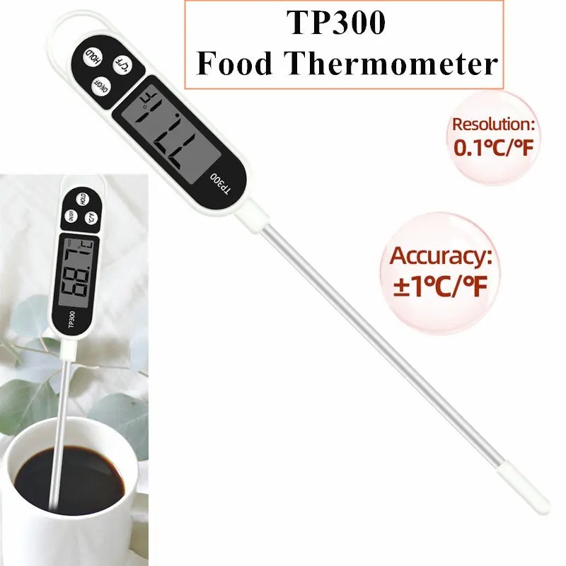 Food Thermometer TP300 Digital Kitchen Thermometer For Meat Cooking