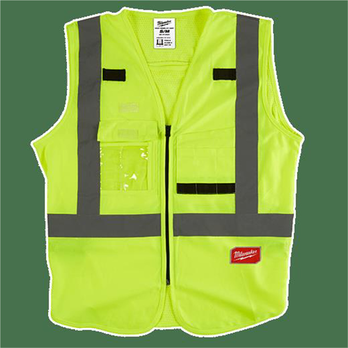 Milwaukee Tool Class 2 High Visibility Yellow Safety Vest - 4XL/5XL