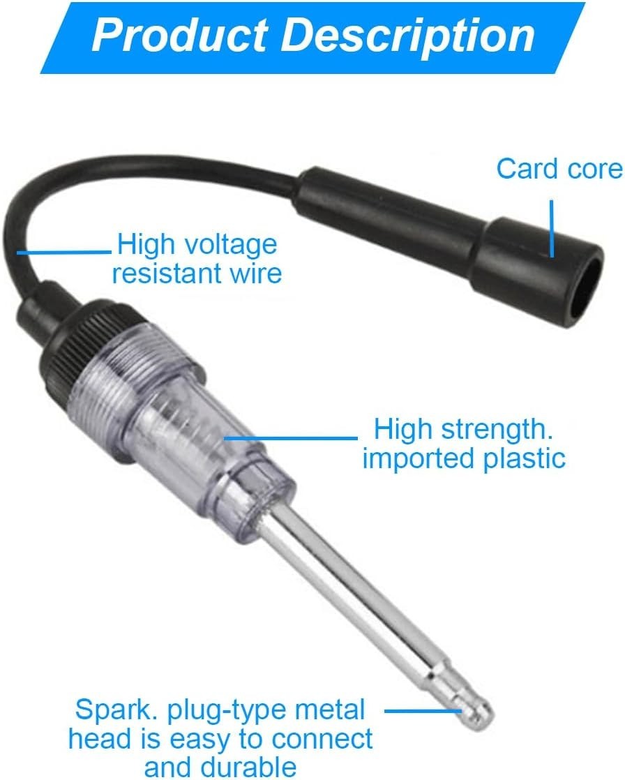 Car Inline Spark Plug , Automotive Engine Ignition Spark Plug Light Checker, ...