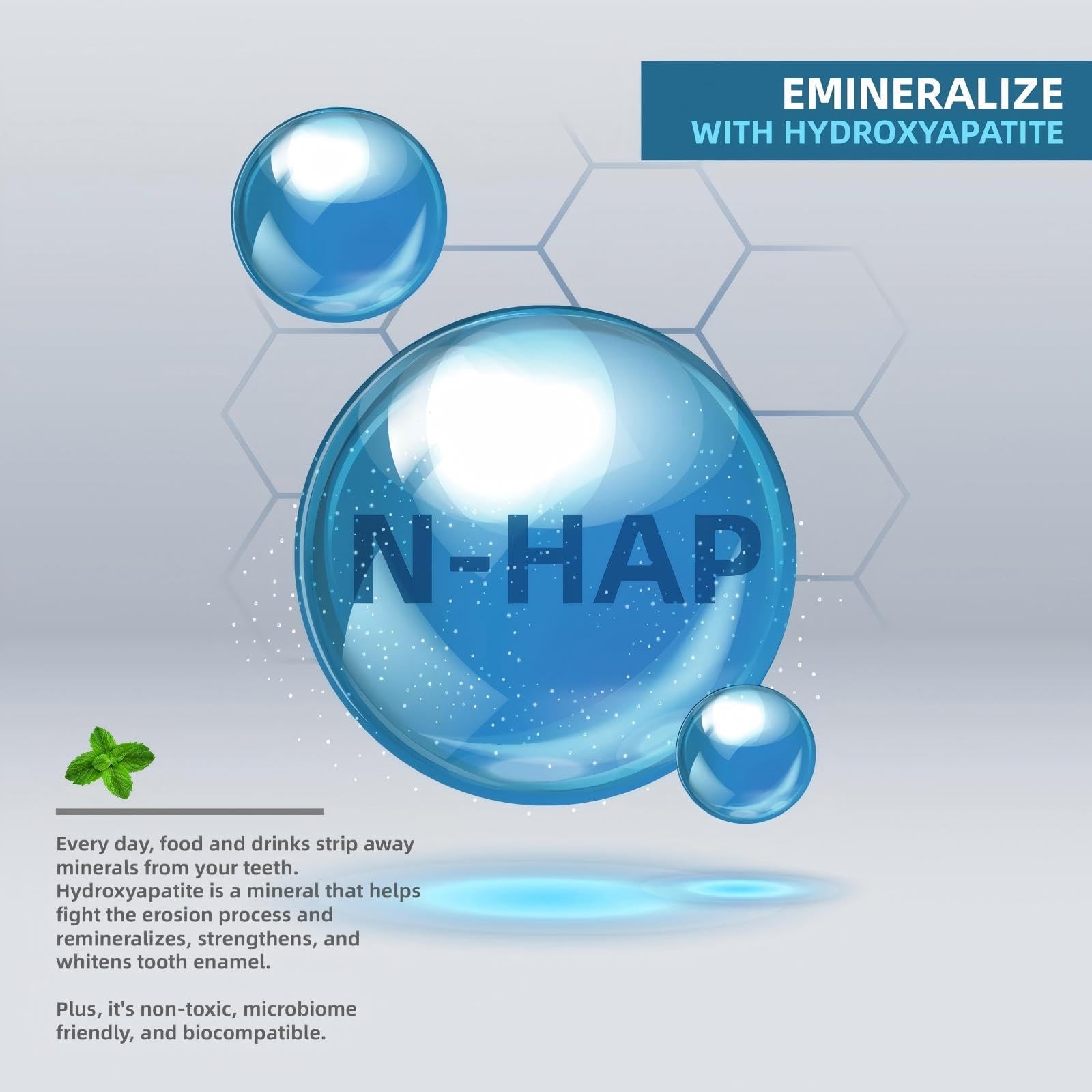 7.5% Hydroxyapatite Toothpaste, 7.5% Hydroxyapatite Toothpaste for Advanced Enam