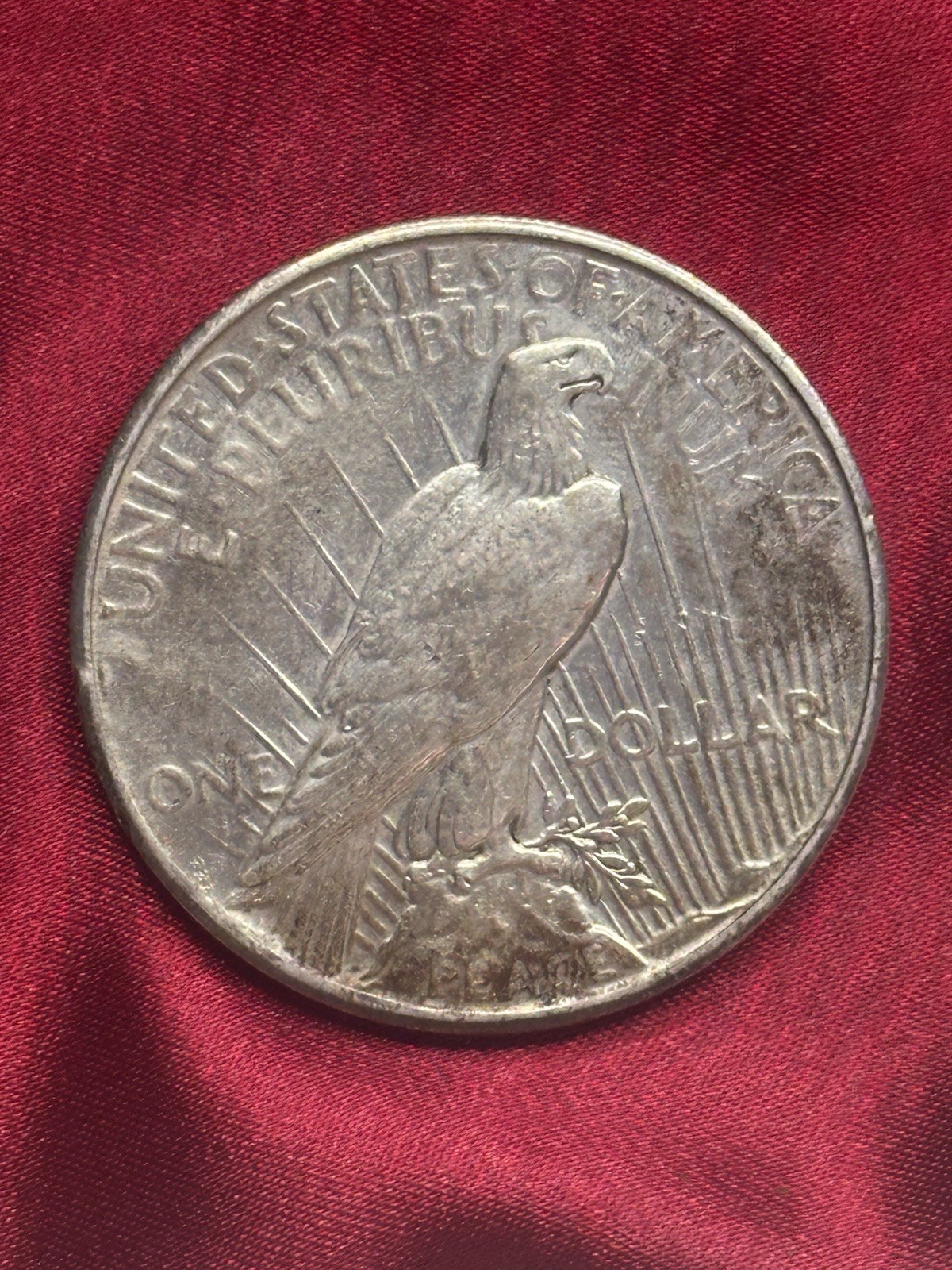 1925 $1 Peace Silver Dollar