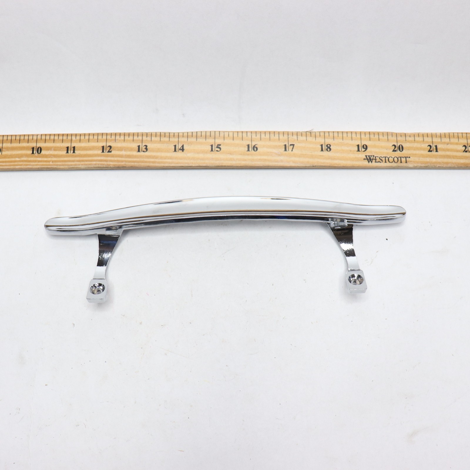 Patio Door Handle Metal Polished Chrome 6-5/8" 448C - No Hardware