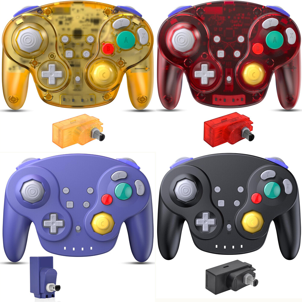 Wireless Gamecube GC Controller Rechargeable w/ Rumble for Nintendo Gamecube NGC