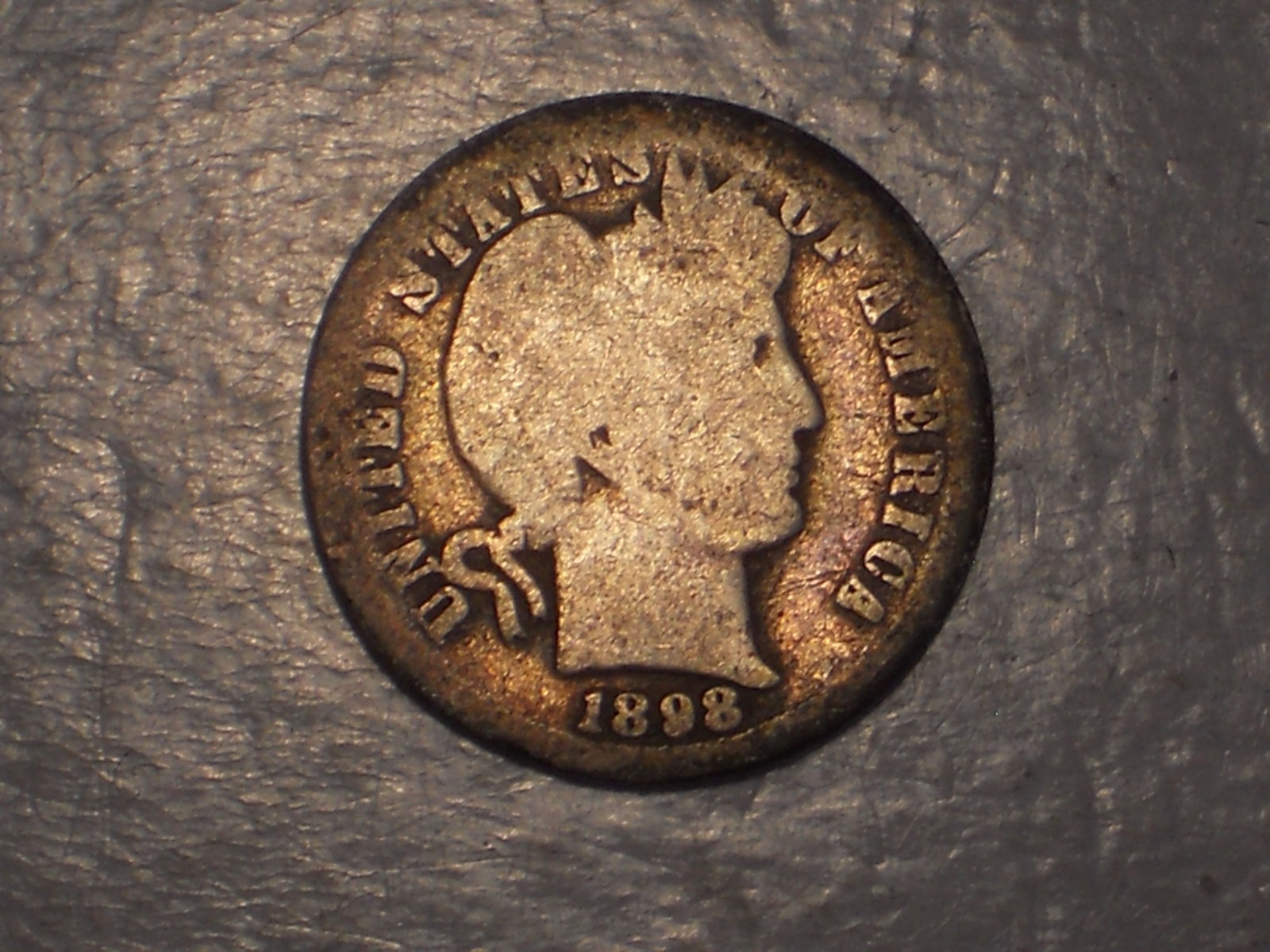 1898 O Barber Dime (Attractive)