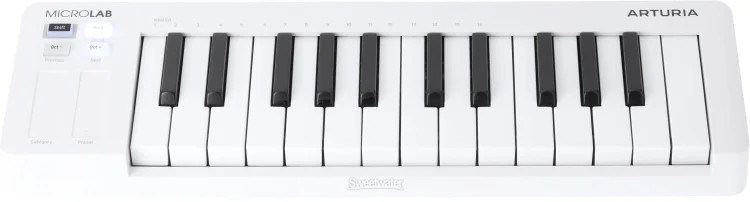 Arturia MicroLab mk3 25-key Keyboard Controller - White