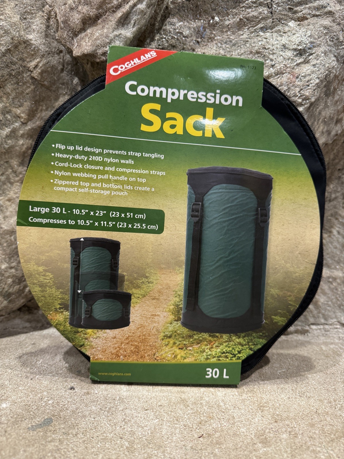 Coghlans Large 30L Compression Sack Nylon Stuff Sack