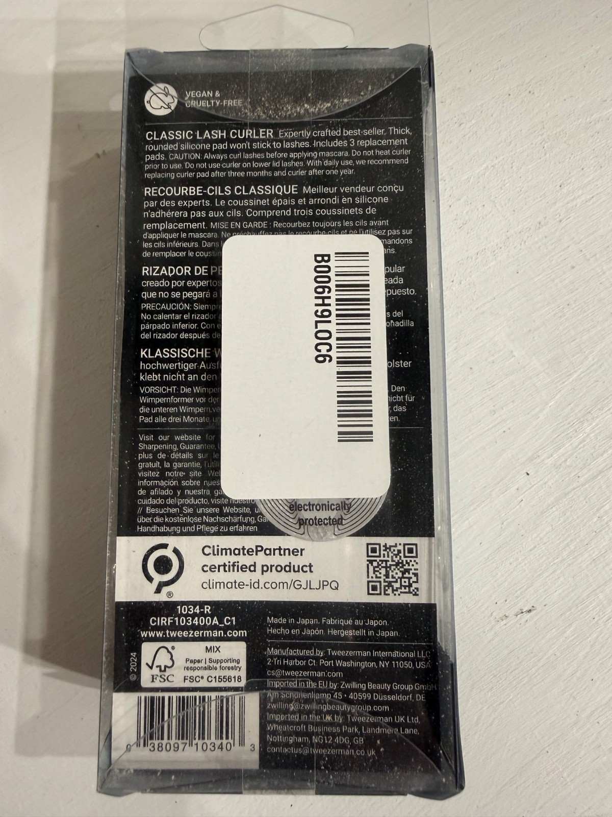 Tweezerman Classic Lash Curler Includes 3 Replacement Pads