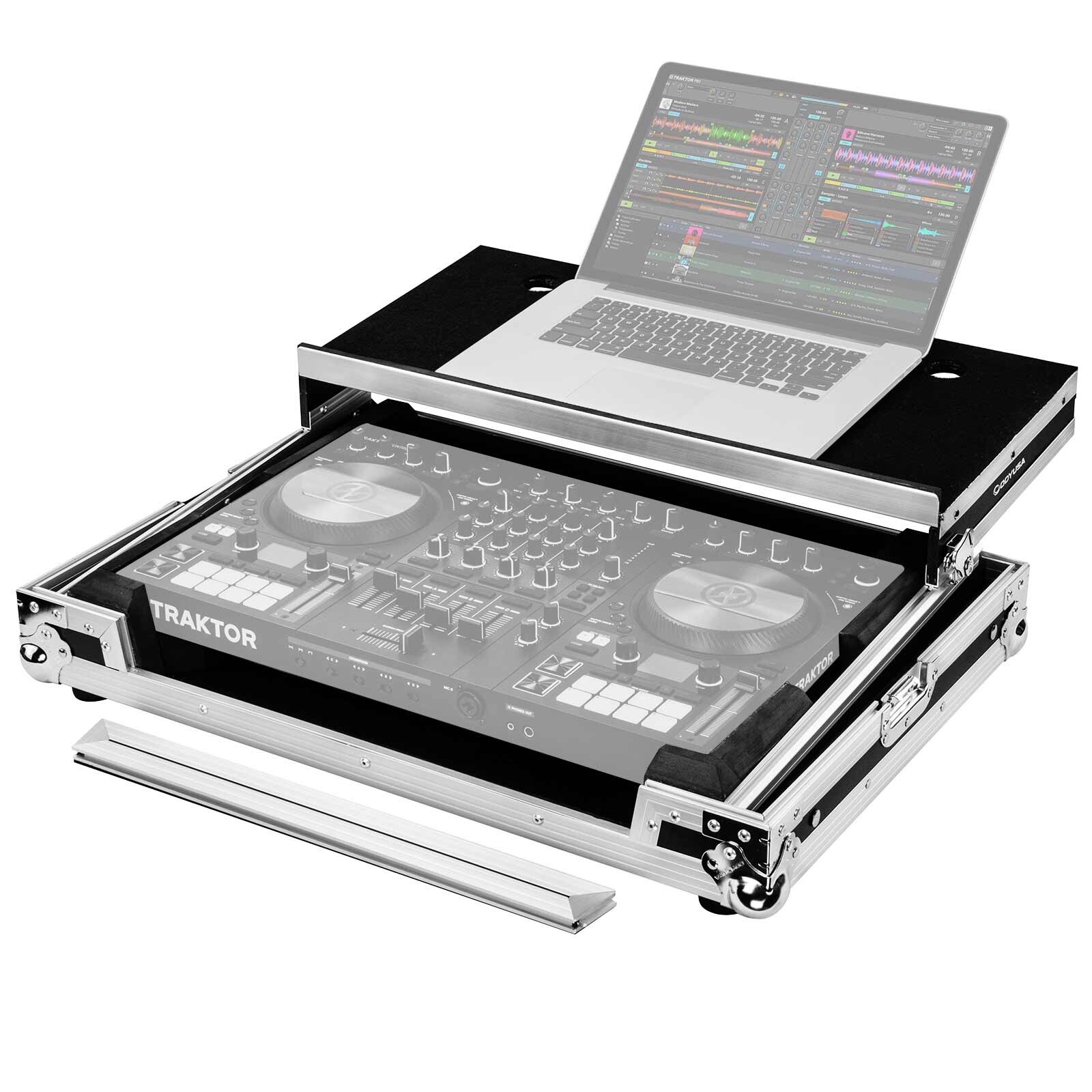 Odyssey Cases Traktor Kontrol S4 MK3 Flight Case with Platform idjnow