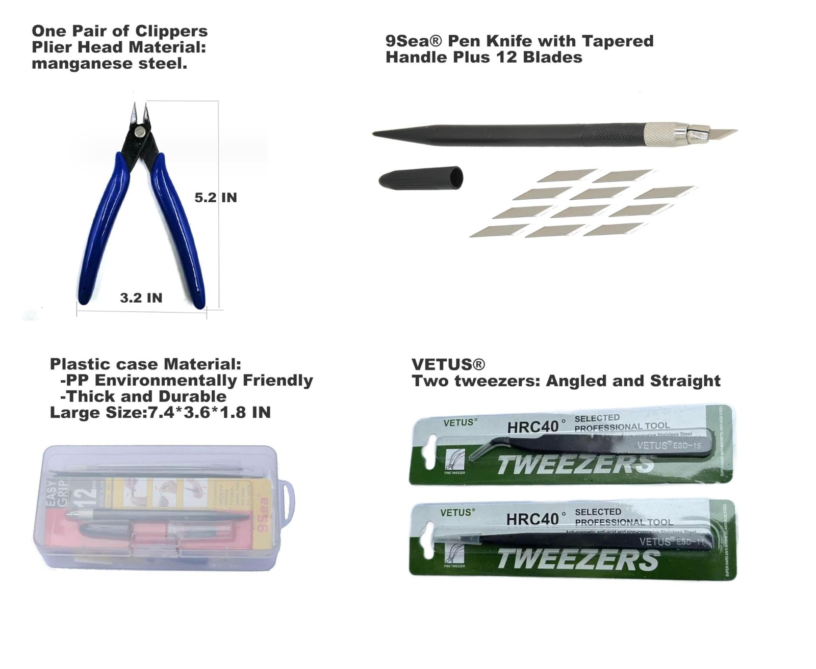 Gundam Modeler Basic Tools Craft Set For Car Model Assemble Building Kit by A...