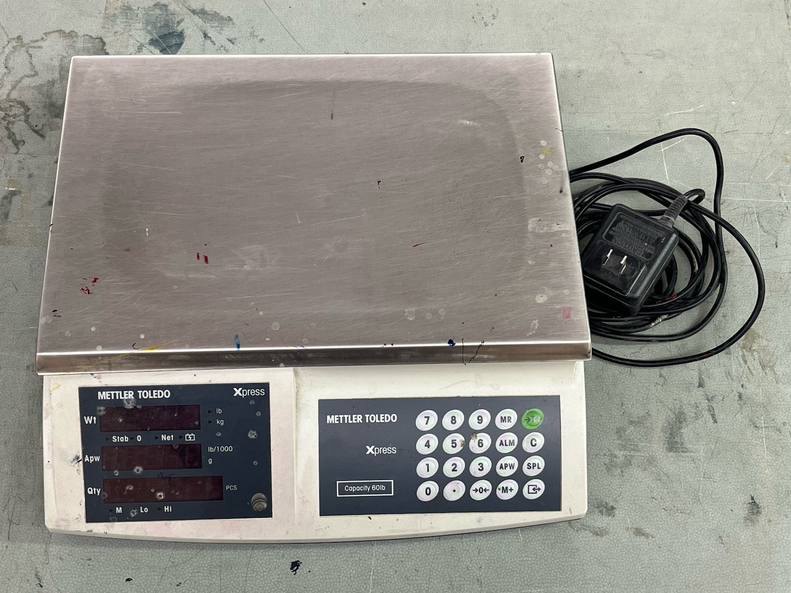 Mettler Toledo Express XTCII-4003 Digital Scale Not Working for Parts As-Is