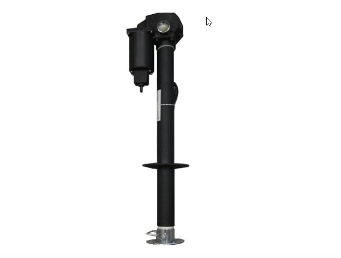 Hengs Electric Power Lift Tongue Jack 3000lb 12V Side Lights RV Camper Trailer