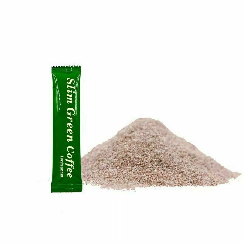 SLIM GREEN COFFEE With Ganoderma HEALTHY WEIGHT LOSS. Weight Control Detox Tea.