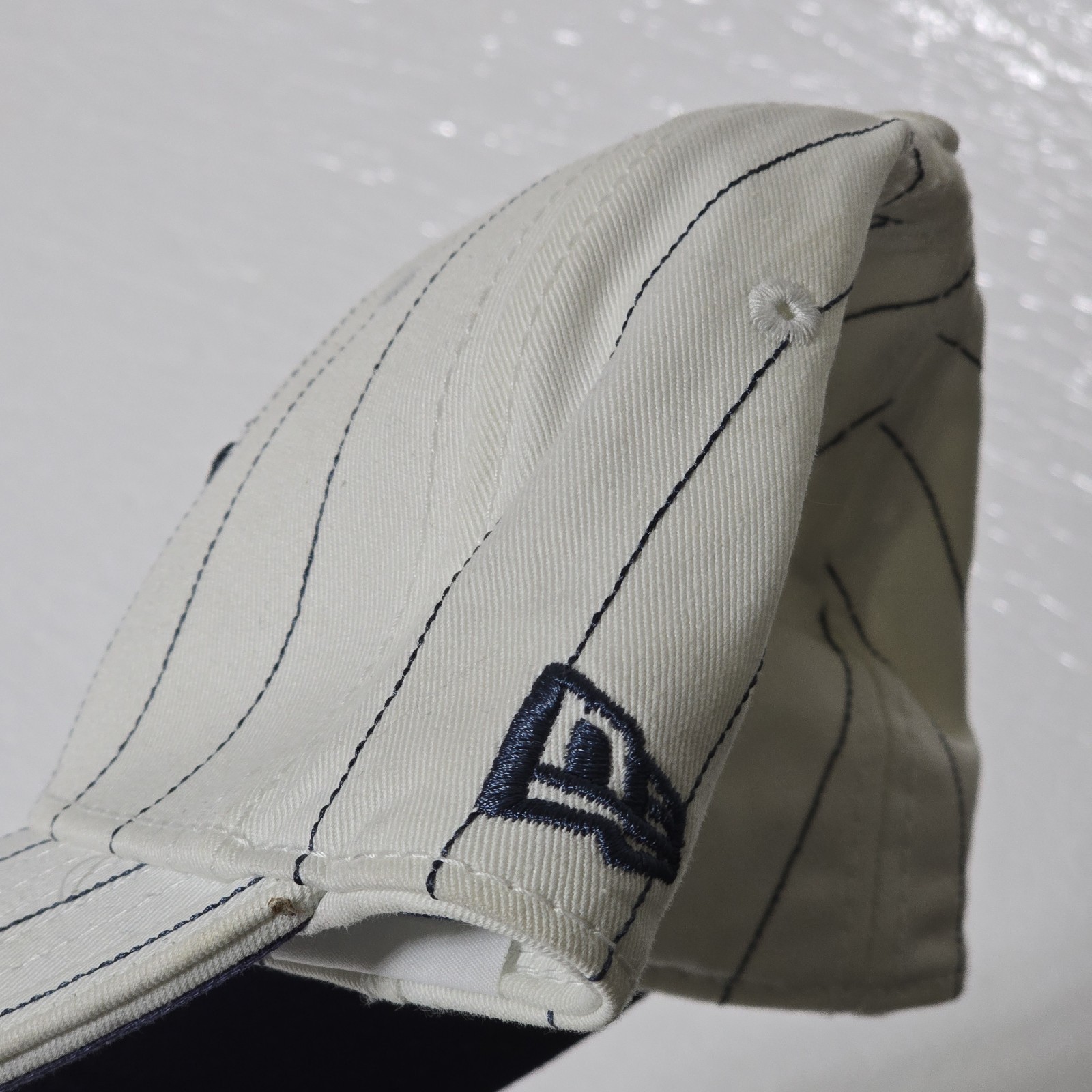 Yankees White Stripe Strapback New Era