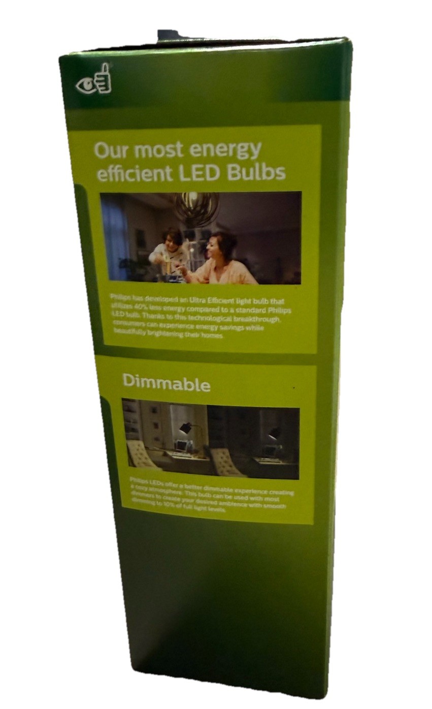 Philips Ultra Efficient 60W Equivalent Soft White Frosted A19 LED Bulb (4-Pack)