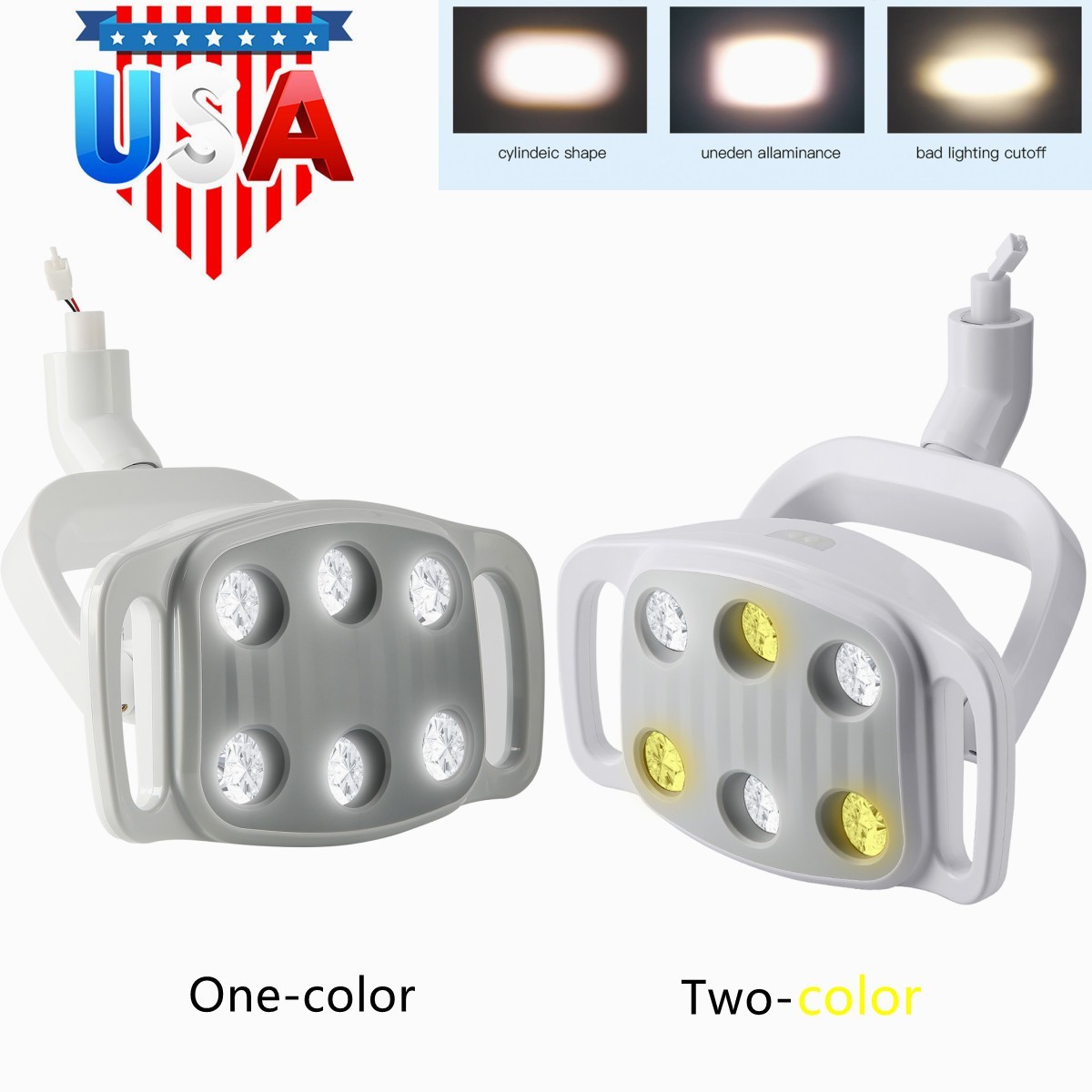 Dental 6 LED Lamp Oral Lights Surgical Lamp For Unit Chair Induction Sensor