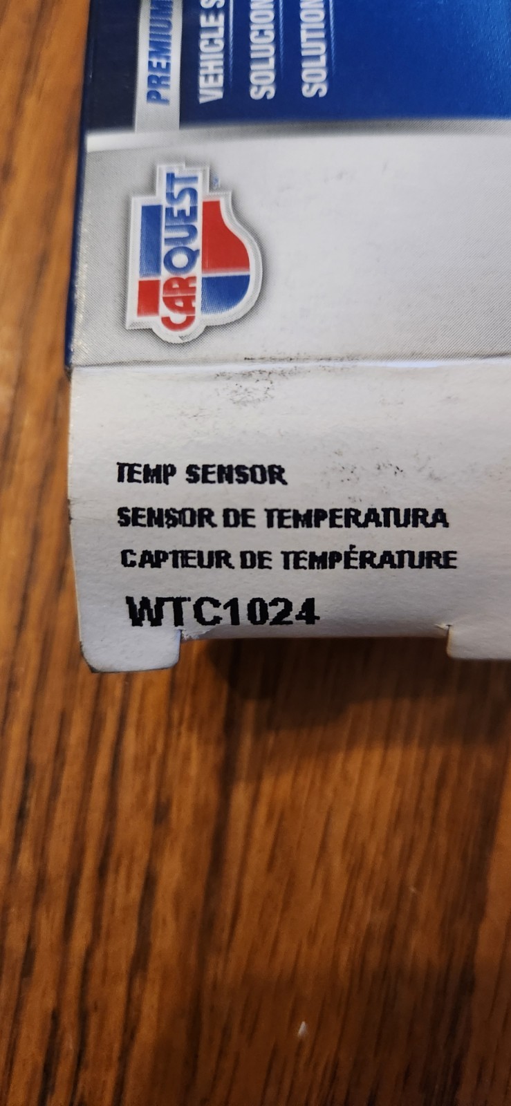 Engine Coolant Temperature Sensor CARQUEST WTC1024 Interchanges W/Standard TX205