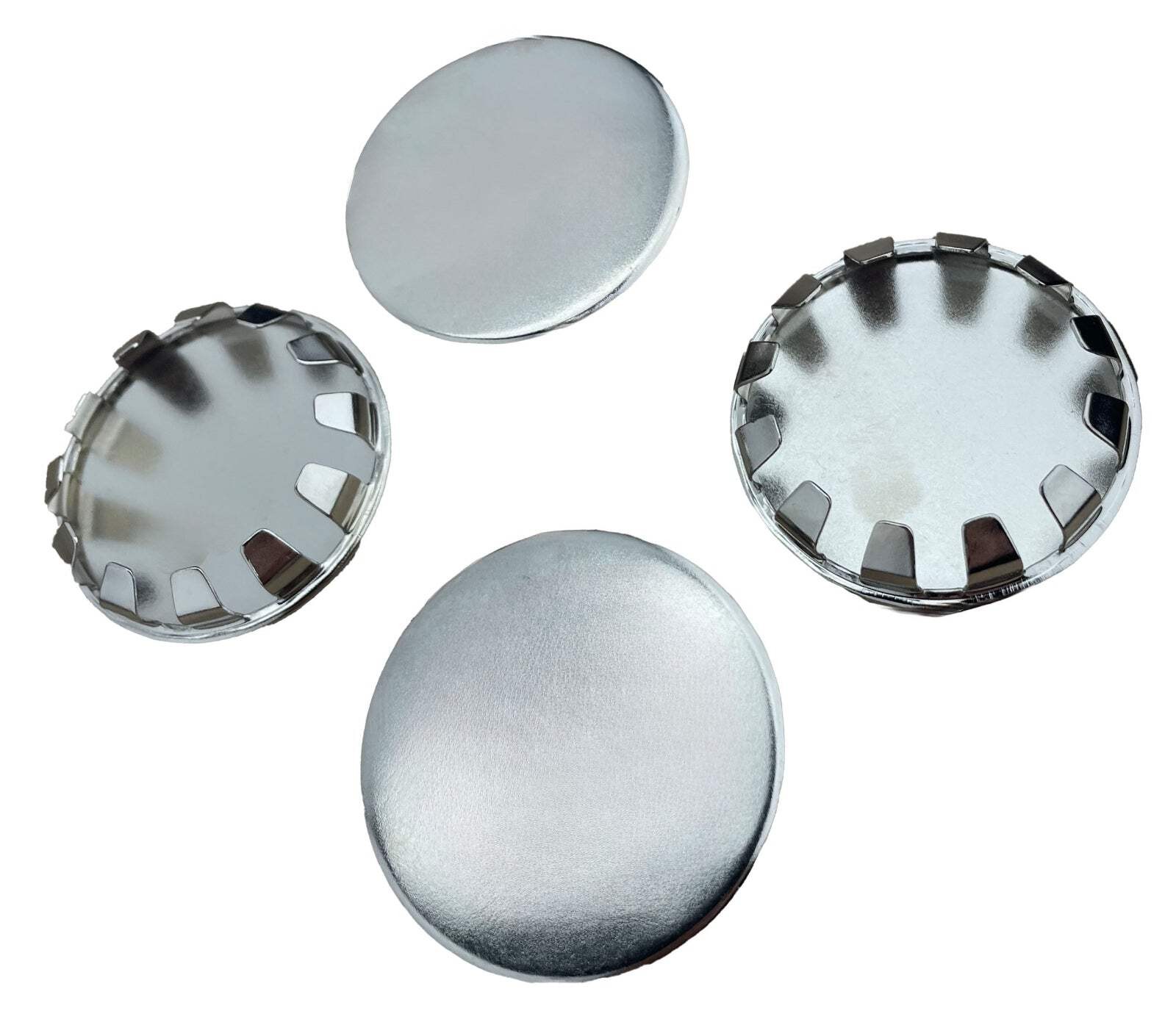 (4 PACK) 1-5/8" Nickel Plated Metal Hole Plugs for .031"-.125" metal SP-1.625-NK