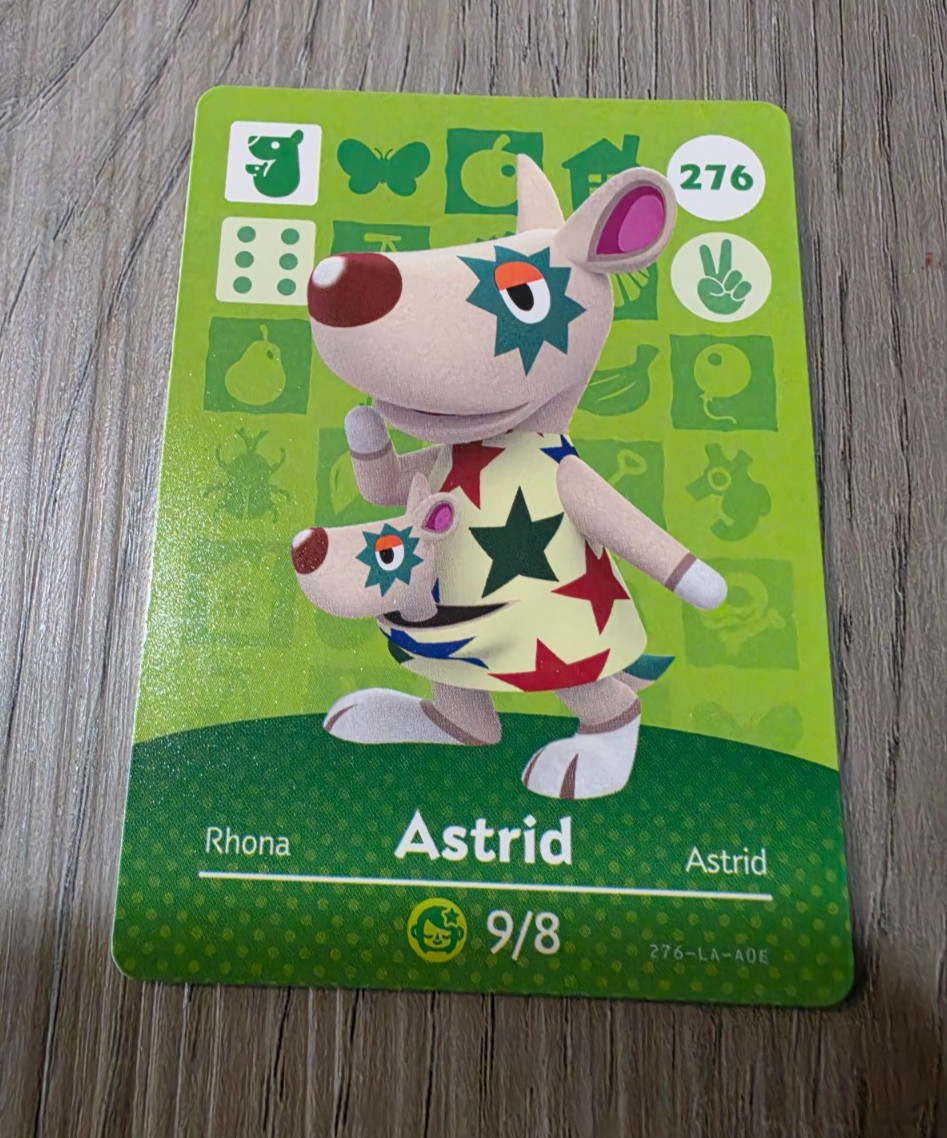 Astrid #276 amiibo Card Nintendo Switch Animal Crossing