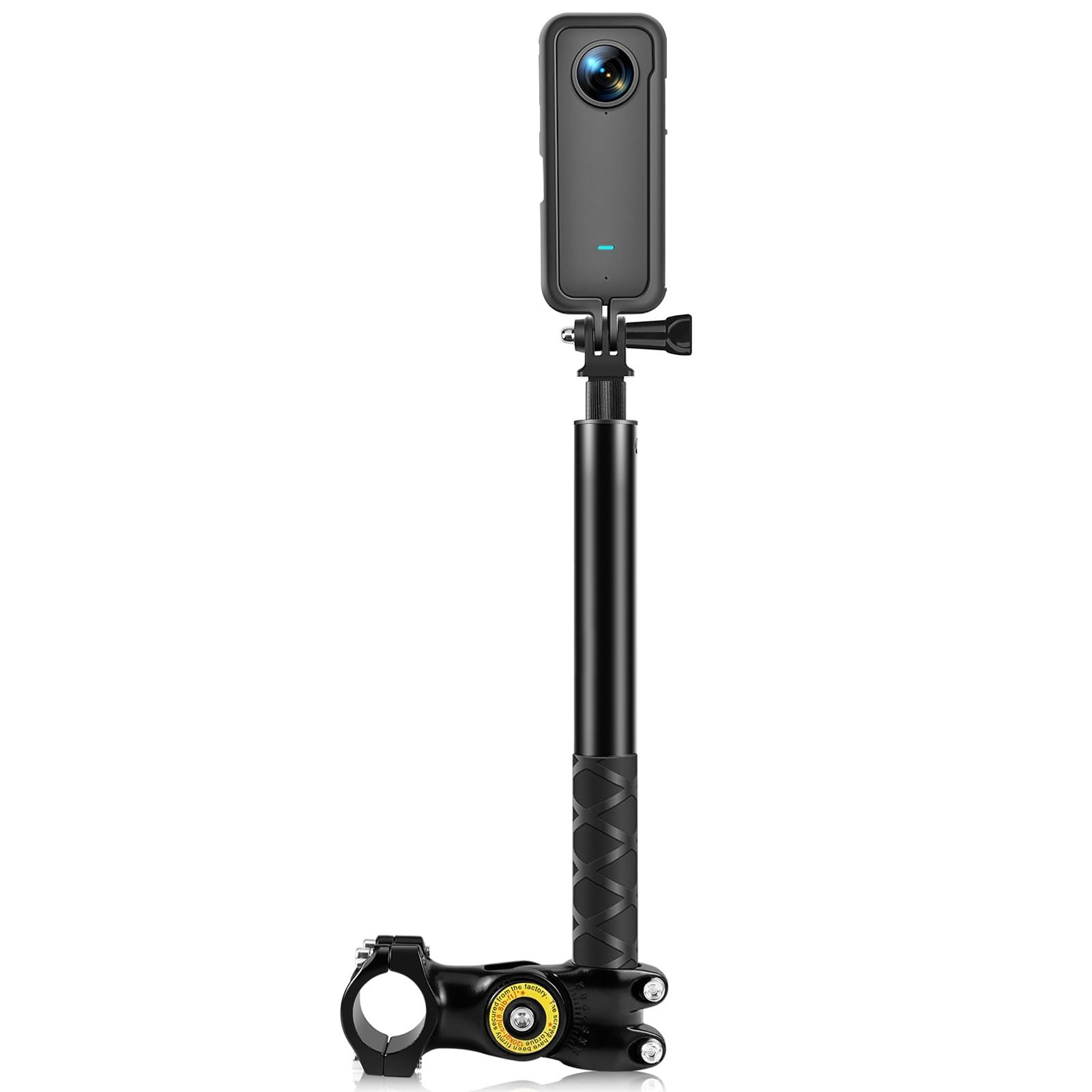 Motorcycle Bicycle Selfie Stick, Camera Handlebar Mount for Third Person View...