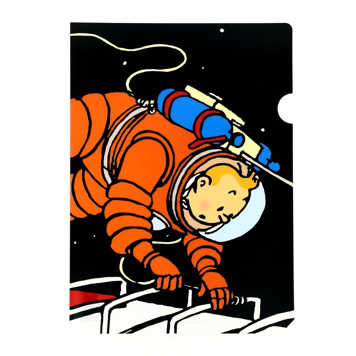 Tintin's Adventures on the Moon A4 Plastic Pouch (15124)