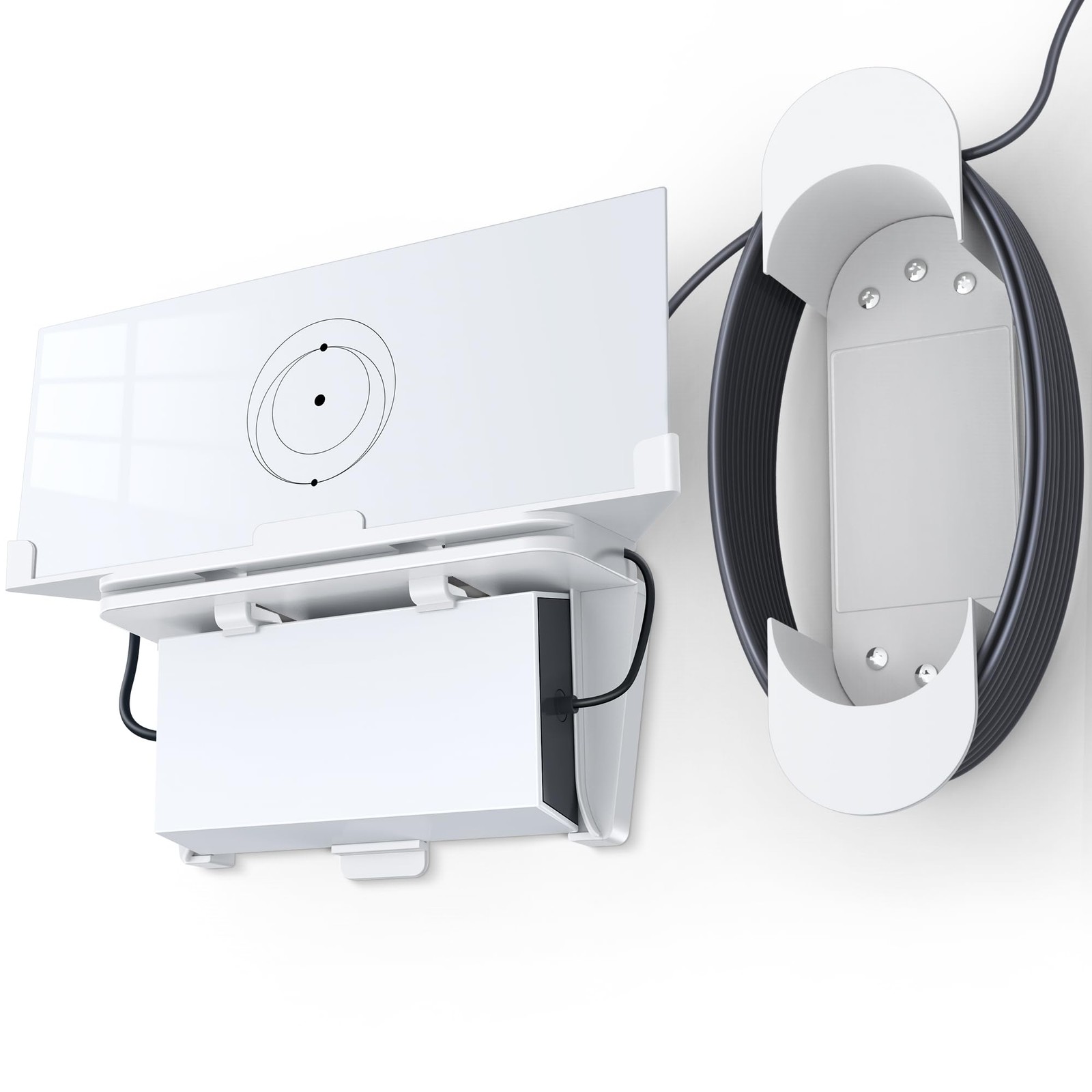 Starlink Gen 3 Router Mount 2 in 1, with Cable Caddy, Starlink Standard V3 Me...