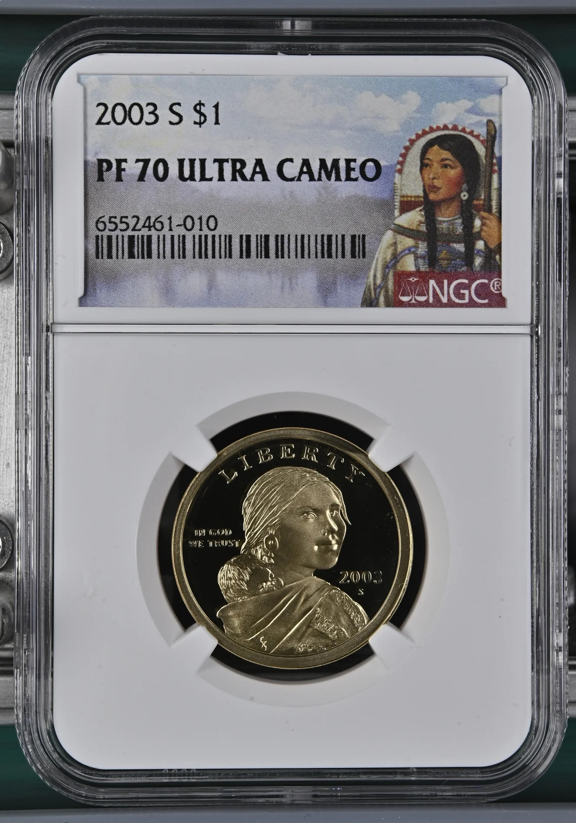 2003 S Dollar Sacagawea NGC PF-70 ULTRA CAMEO