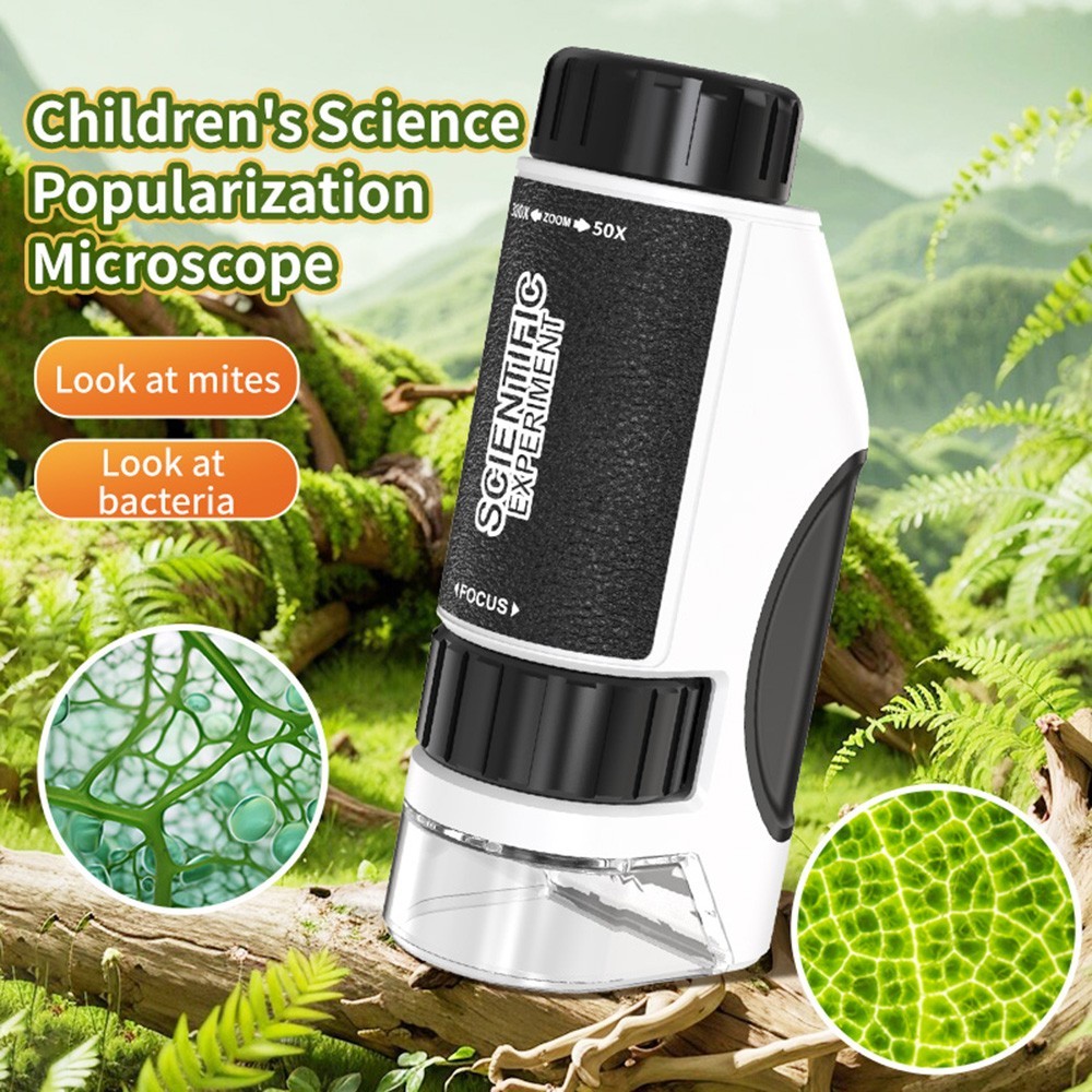 9.7in Handheld Mini Microscope Portable Outdoor Exploration Science Toy