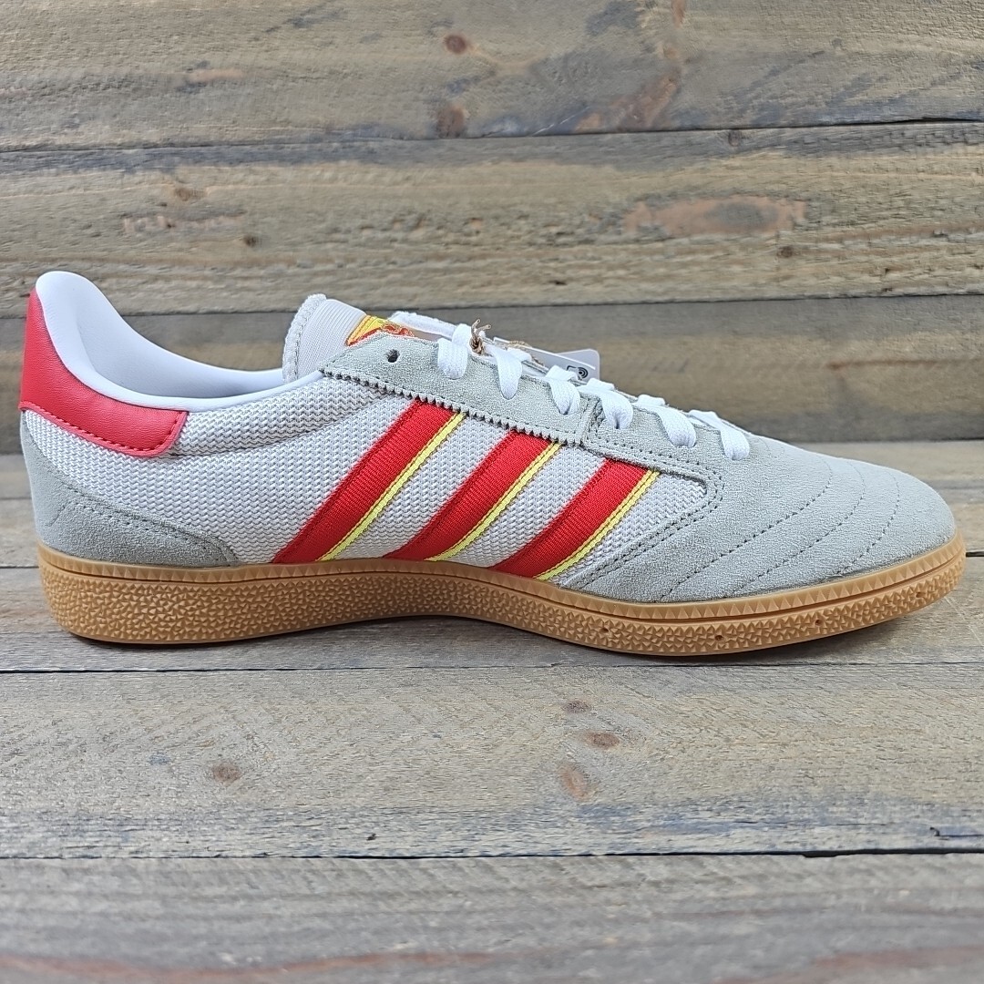 adidas Originals Busenitz Vintage Men's Shoes Feather Grey/Red Sz 13 NIB