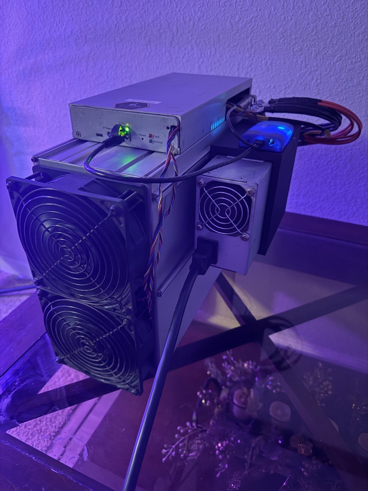 Antminer S19j pro | WIFI | Loki Rig |  42TH 980 watts Plug-&-Play 110v - LuxOS