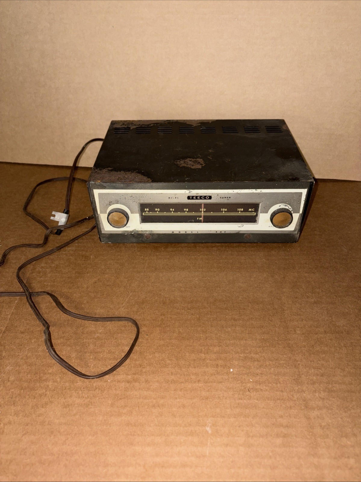Teeco Model 890  Hi-Fi Tuner For Parts