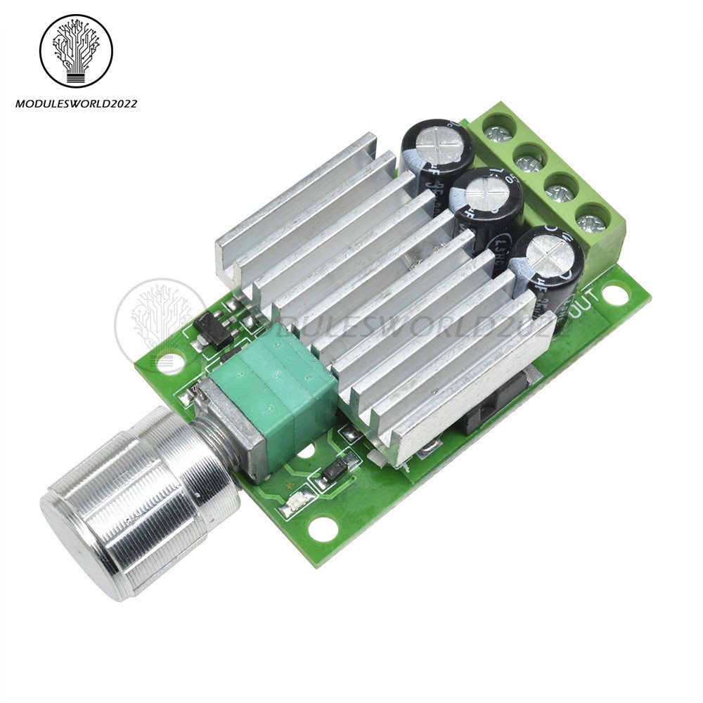 DC 6V 12V 24V 30V 10A DC Motor Speed Controller PWM Controller Board DC12V-30V