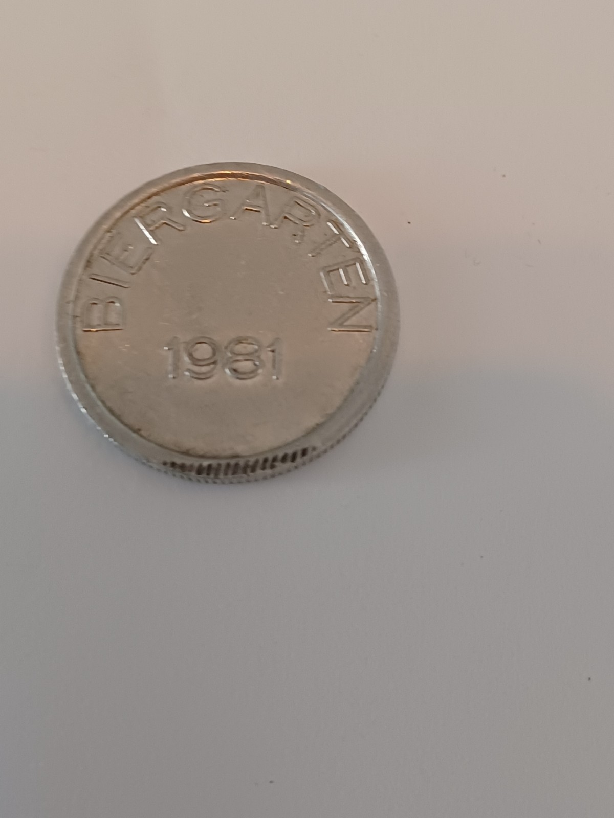 VINTAGE 1981 BIERGARTEN ALLENTOWN, PA. $1.00 COIN