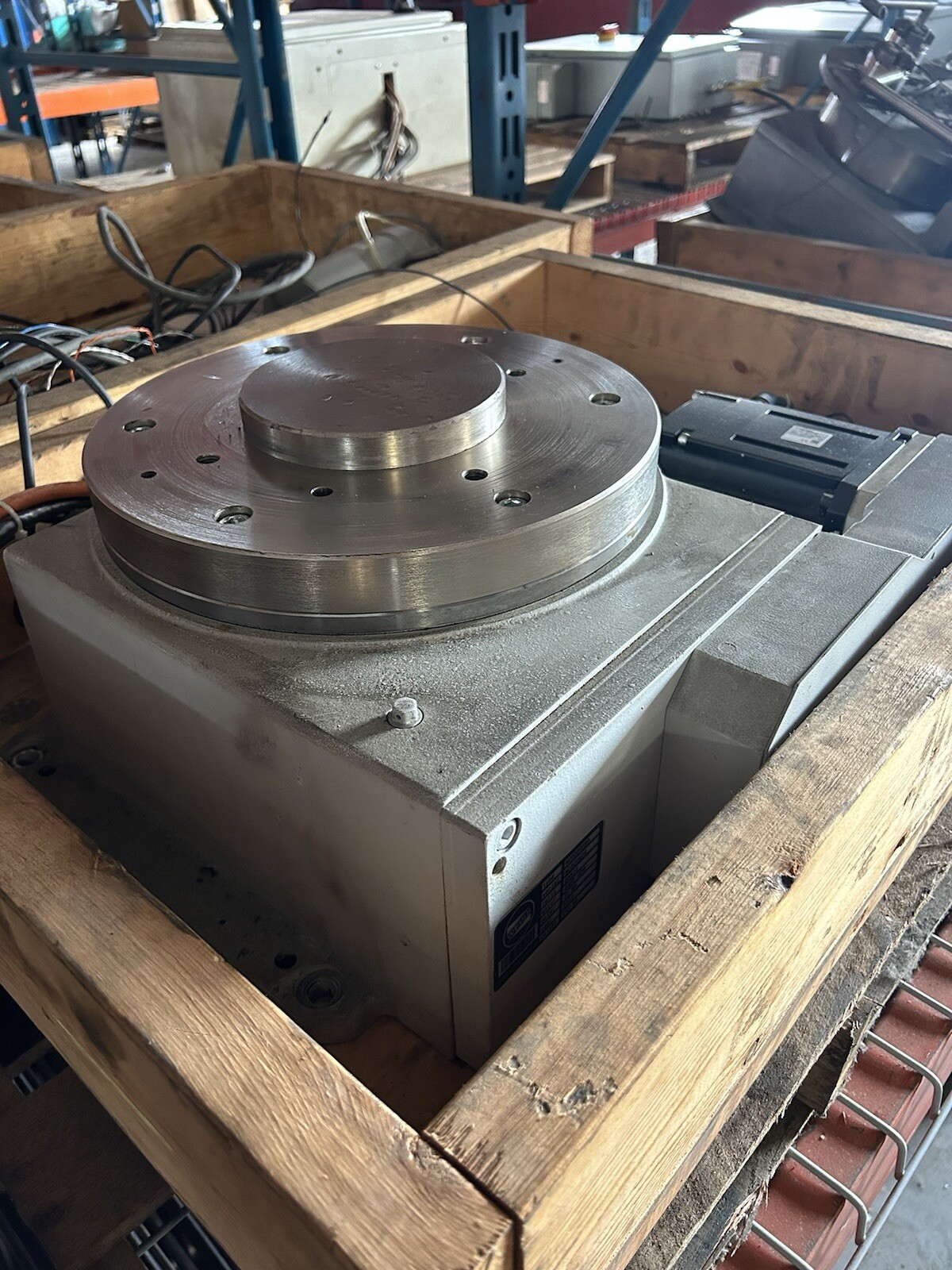 Weiss NC0320TBA Servo Rotary Indexer With Mitsubishi HF-SP1524BK
