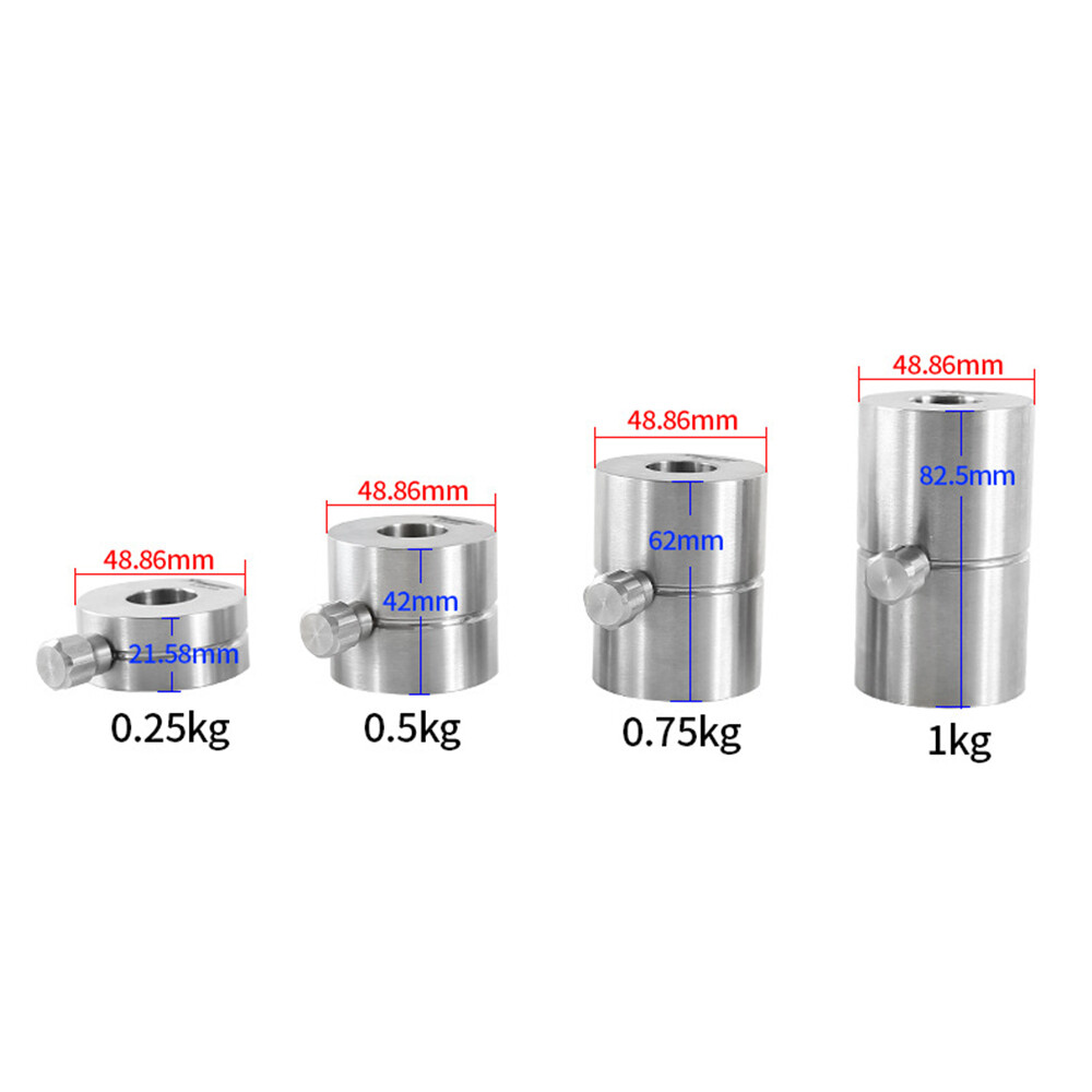 0.25kg/0.5kg/0.75kg/1kg Stainless Steel Counterweight for Astronomical Telescope