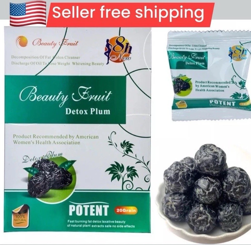 5 Boxes 20/box Detox Plum Slimming  Weight Loss Detox Healthy Dry Fruits