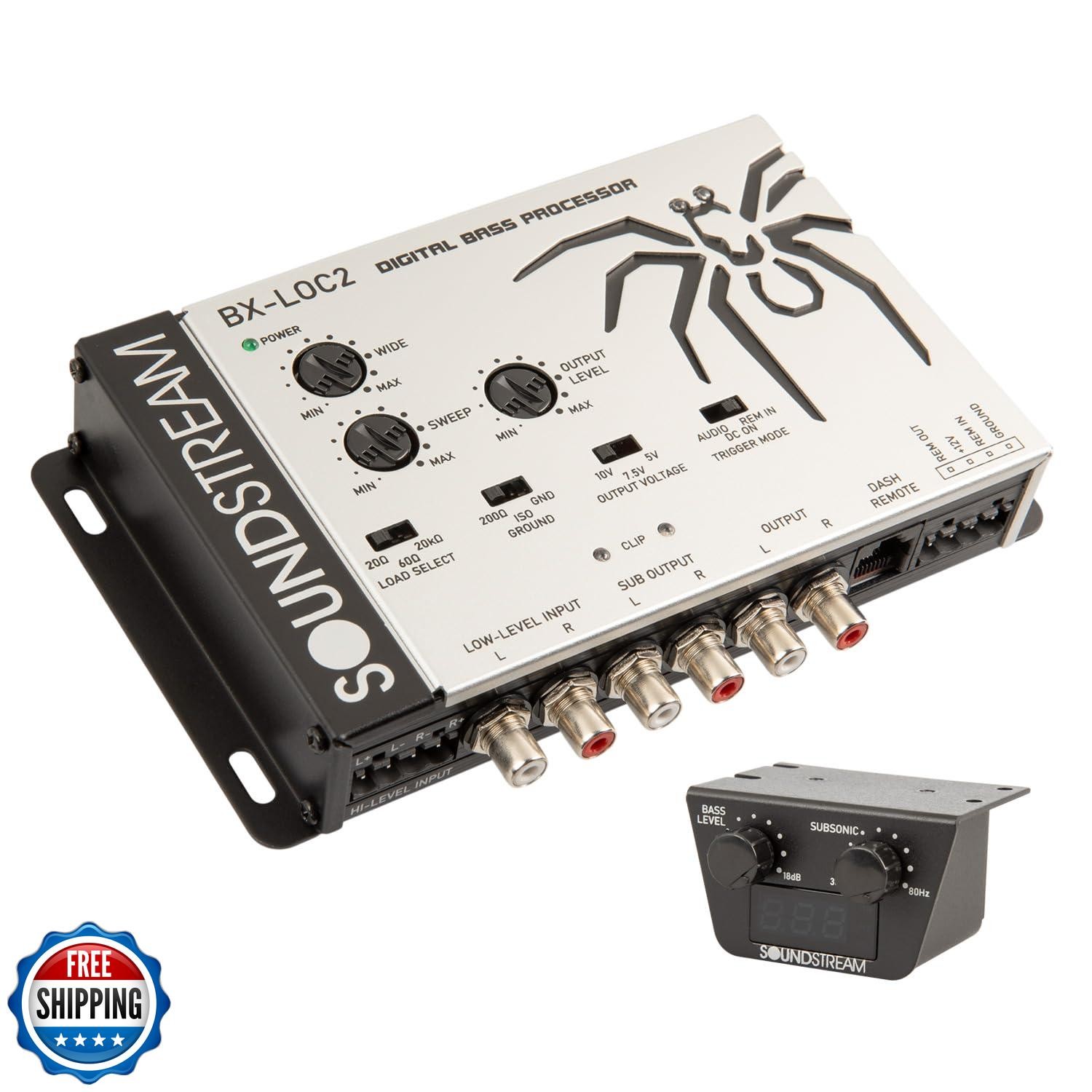 Soundstream Premium Bass Processor with Line Driver/Line Converte