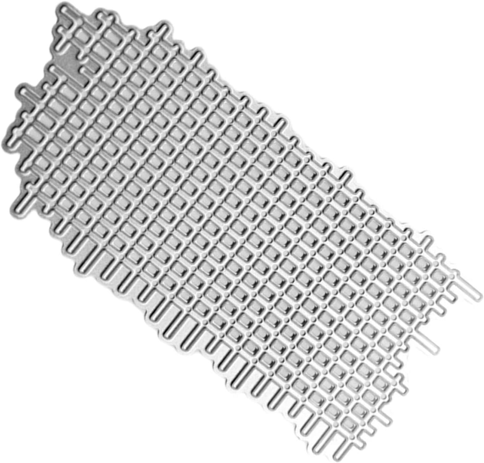 Grid Background Die Cut for Card Making, Grid Metal Cutting Dies Congratulati...