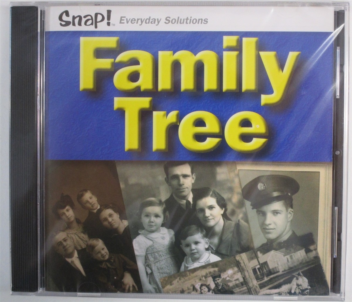 Software PC Family Tree by Snap NEW SEALED Jewel