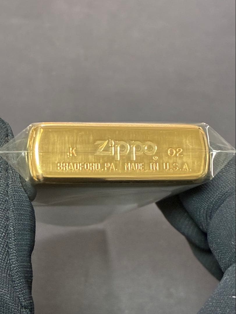 Zippo USS HELENA SSN 725 Gold One Sided Processing Lighter Regular Japan