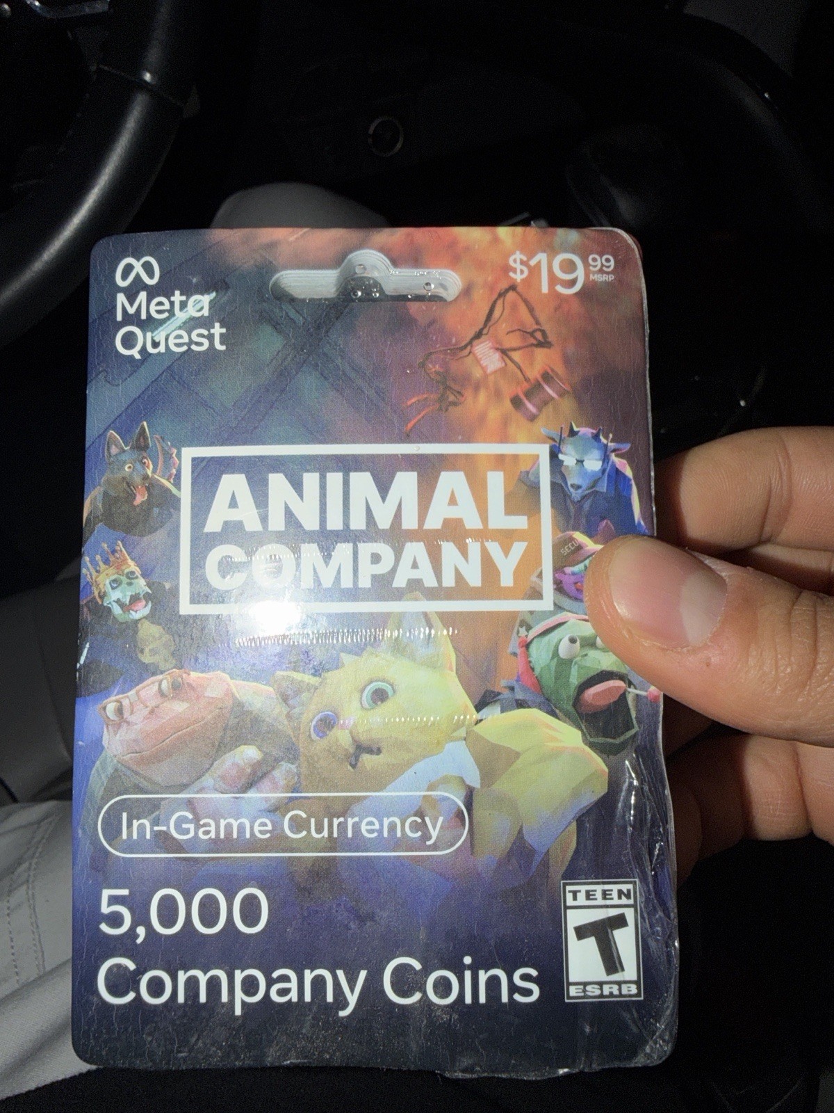 Meta Quest Animal Company In-Game Currency Prepaid Card 5,000 Company Coins