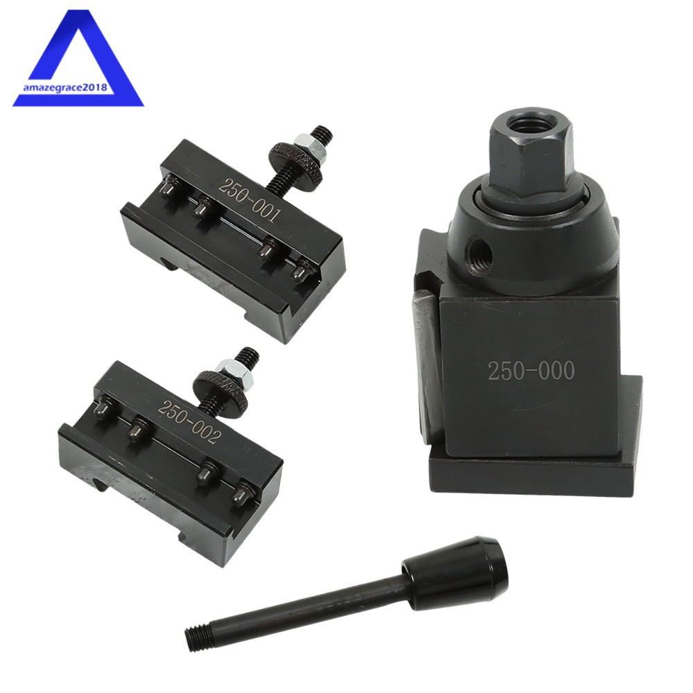 3Pack Swing Dia 8" OXA 250-000 Wedge Type Quick Change Tool Post Set